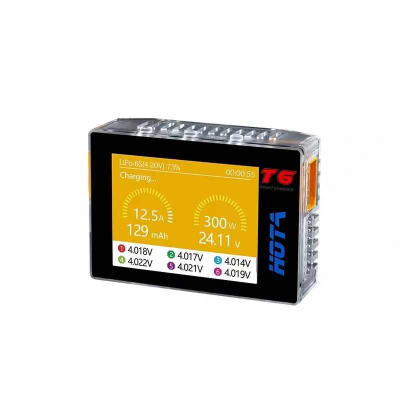 HOTA T6 300W 1-6S PD/DC Smart Charger - Image 4